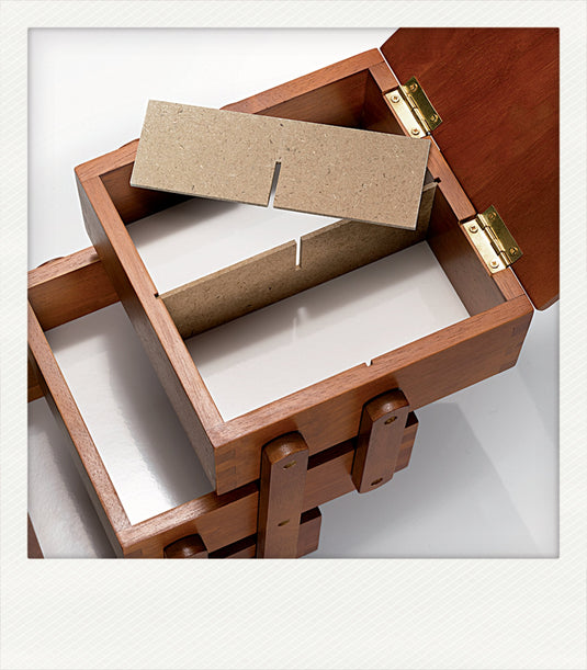 612549|Prym Dark Wood Sewing box