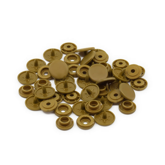984-R-35|Dritz Plastic Color Snaps, 12 Sets, Gold