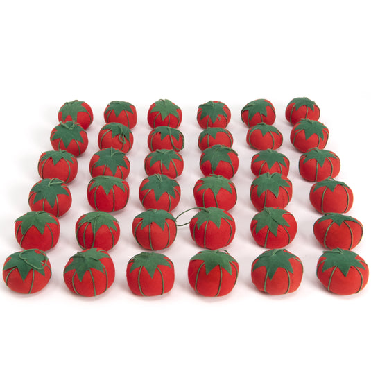 BK161|Dritz 1" Tiny Tomato Pin Cushions, 12 pc