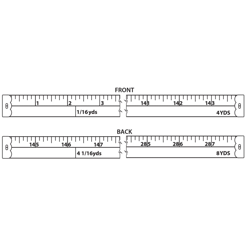 Load image into Gallery viewer, 3195|Dritz 288-Inch Yardage Marked Tape Measure, Orange