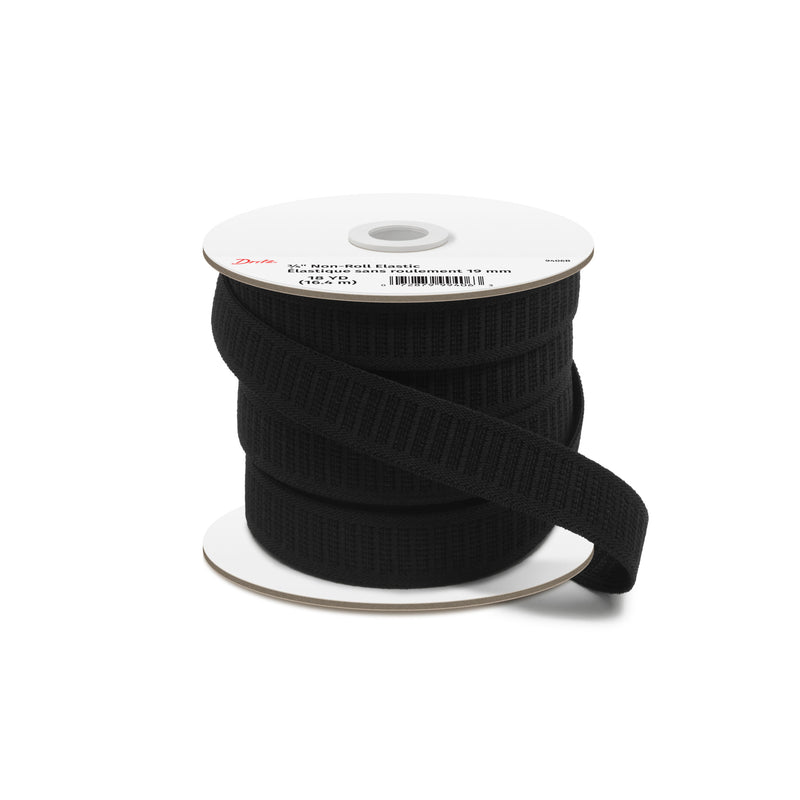 Load image into Gallery viewer, 9406B|Dritz 3/4" Non-Roll Elastic, Black, 18 yd