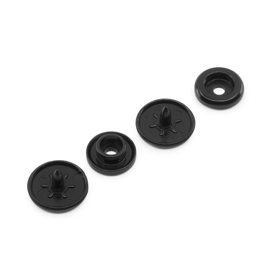 984-R-1|Dritz Plastic Color Snaps, 12 Sets, Black