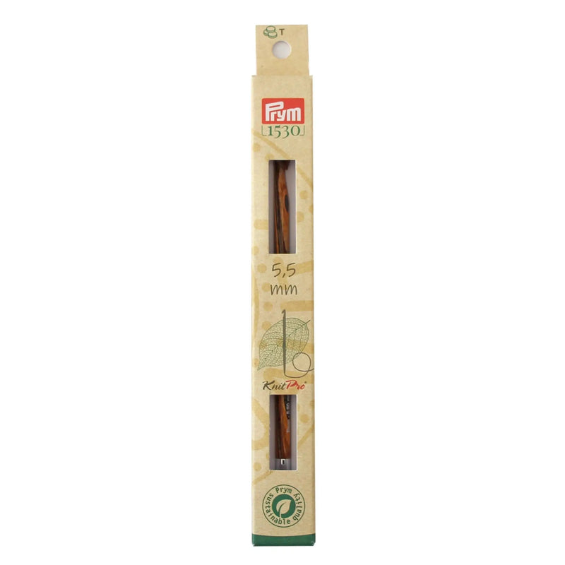 Chargez l'image dans la visionneuse de la galerie, 223725| 6" Tunisian Crochet Hook, interchangeable, wood, US I (5.5mm)