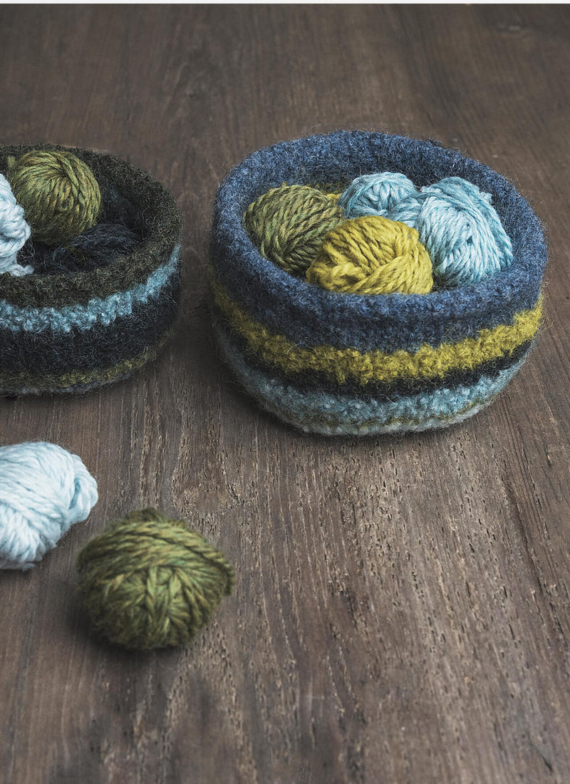 Chargez l'image dans la visionneuse de la galerie, BSF-202005|Blue Sky Fibers Fairmont Felted Bowls Pattern, Free PDF Pattern