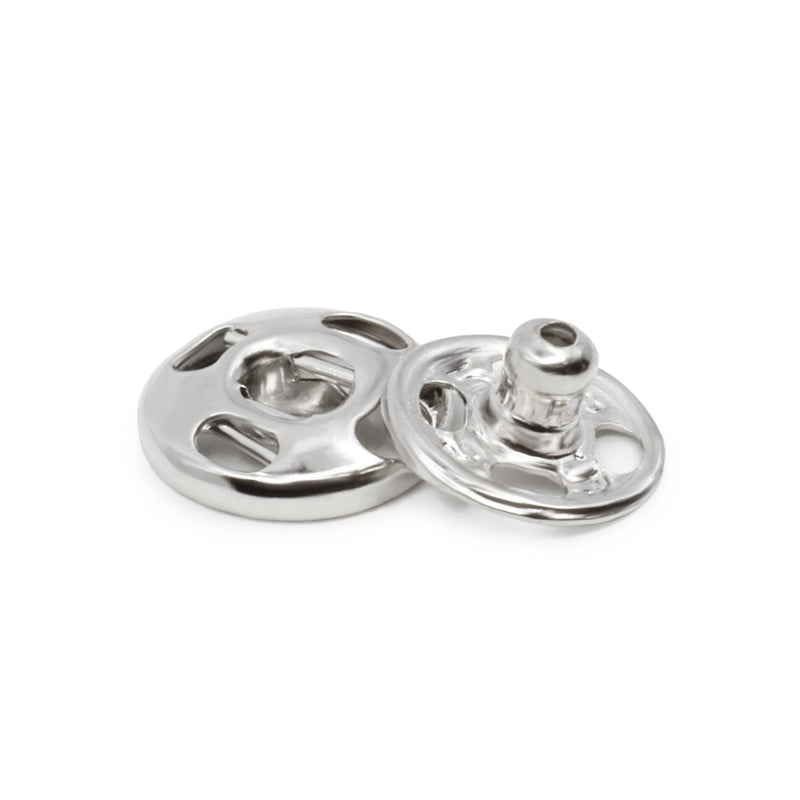 Load image into Gallery viewer, 80-30-65|Dritz Sew-On Snaps, 12 Sets, Size 3/0, Nickel