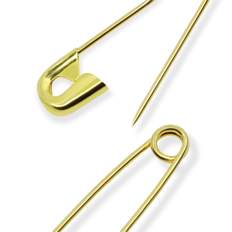 Load image into Gallery viewer, 1465|Dritz 1-1/2" Quilters Brass Safety Pins, Brass, 35 pc
