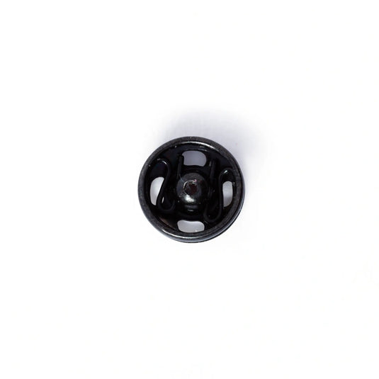 341161| Sew-On Snap Fasteners brass 6 mm black