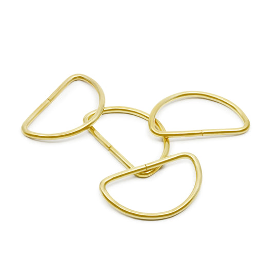 117-112-35|Dritz 1-1/2" D-Rings, Gilt, 4 pc
