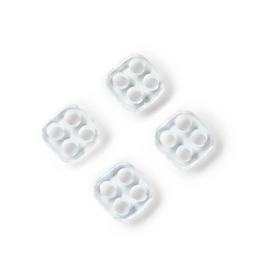 311520| Sew-On Counter Buttons plastic transparent 11 mm