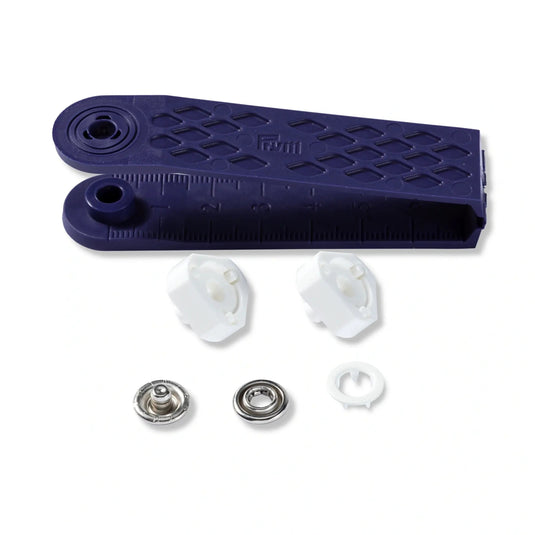 390111|Prym JERSEY 10 mm white with tools 10pc
