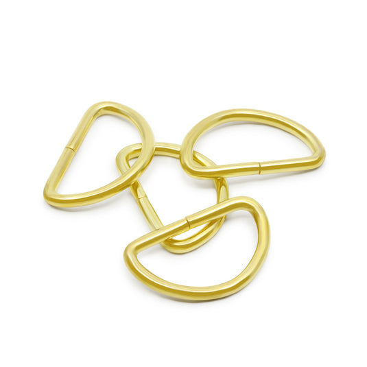 117-1-35|Dritz 1" D-Rings, Gilt, 4 pc