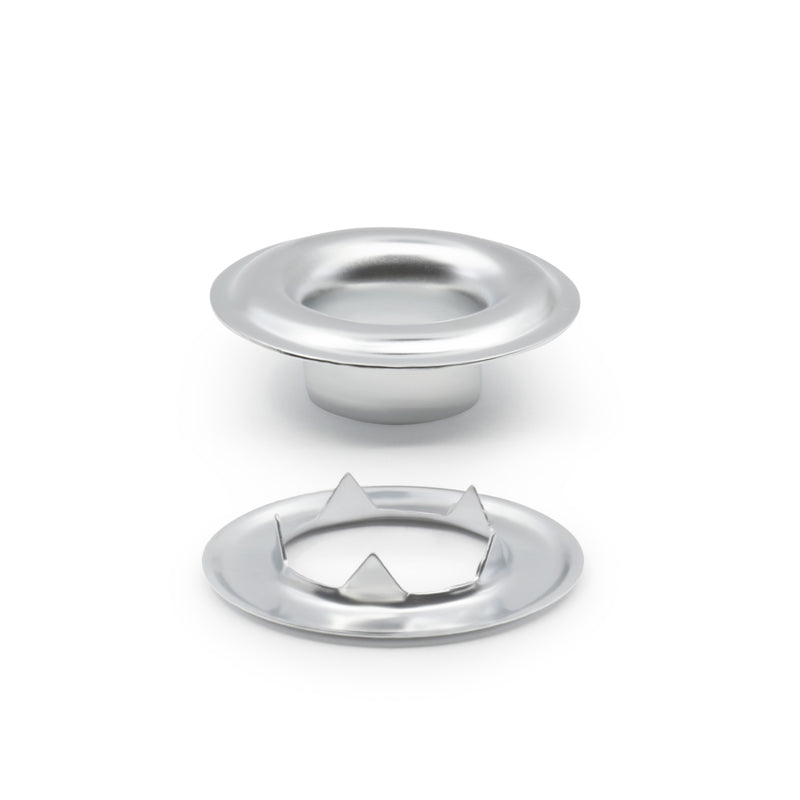 Cargue la imagen en el visor de la galería, 661-65|Dritz 7/16" Extra-Large Eyelets, 10 Sets, Nickel