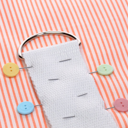 67|Dritz Flat Button Head Pins, Assorted, 50 pc