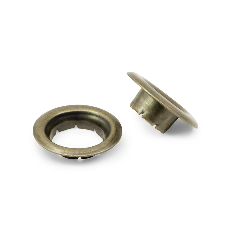 Load image into Gallery viewer, 659-38|Dritz 1/4" Large Eyelets &amp; Tools, 12 Sets, Brass