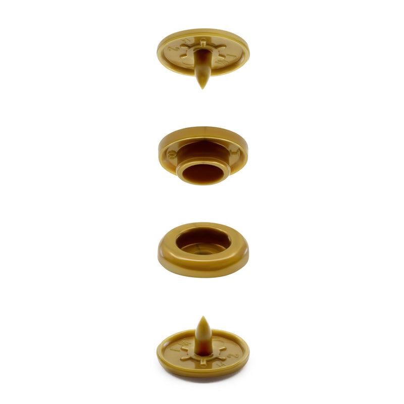 Load image into Gallery viewer, 984-R-35|Dritz Plastic Color Snaps, 12 Sets, Gold
