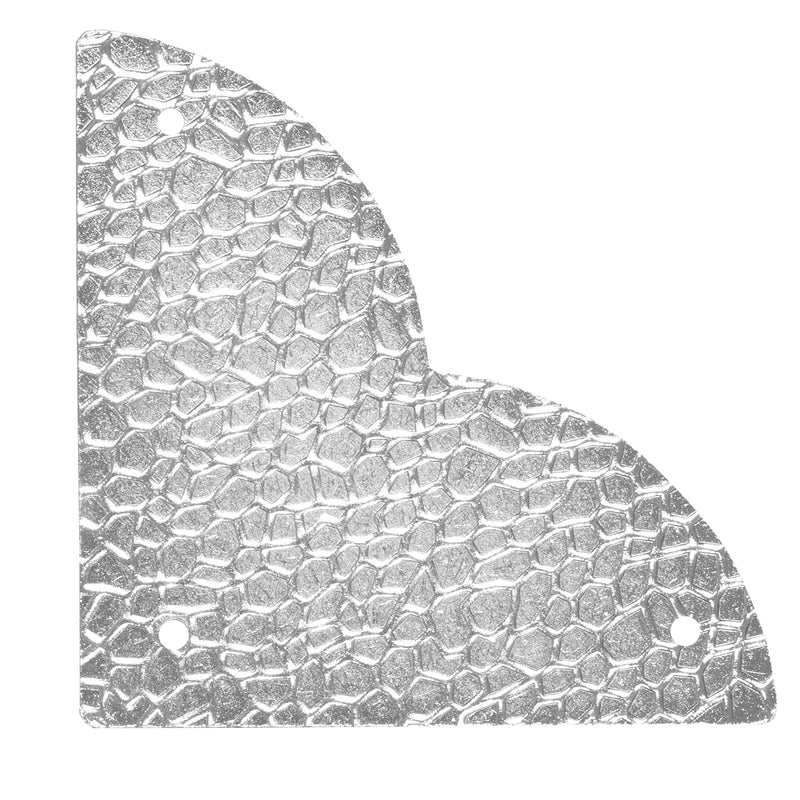 Load image into Gallery viewer, 44799-65|Dritz Textured Quatrefoil Corners, Large, Nickel, 4pc