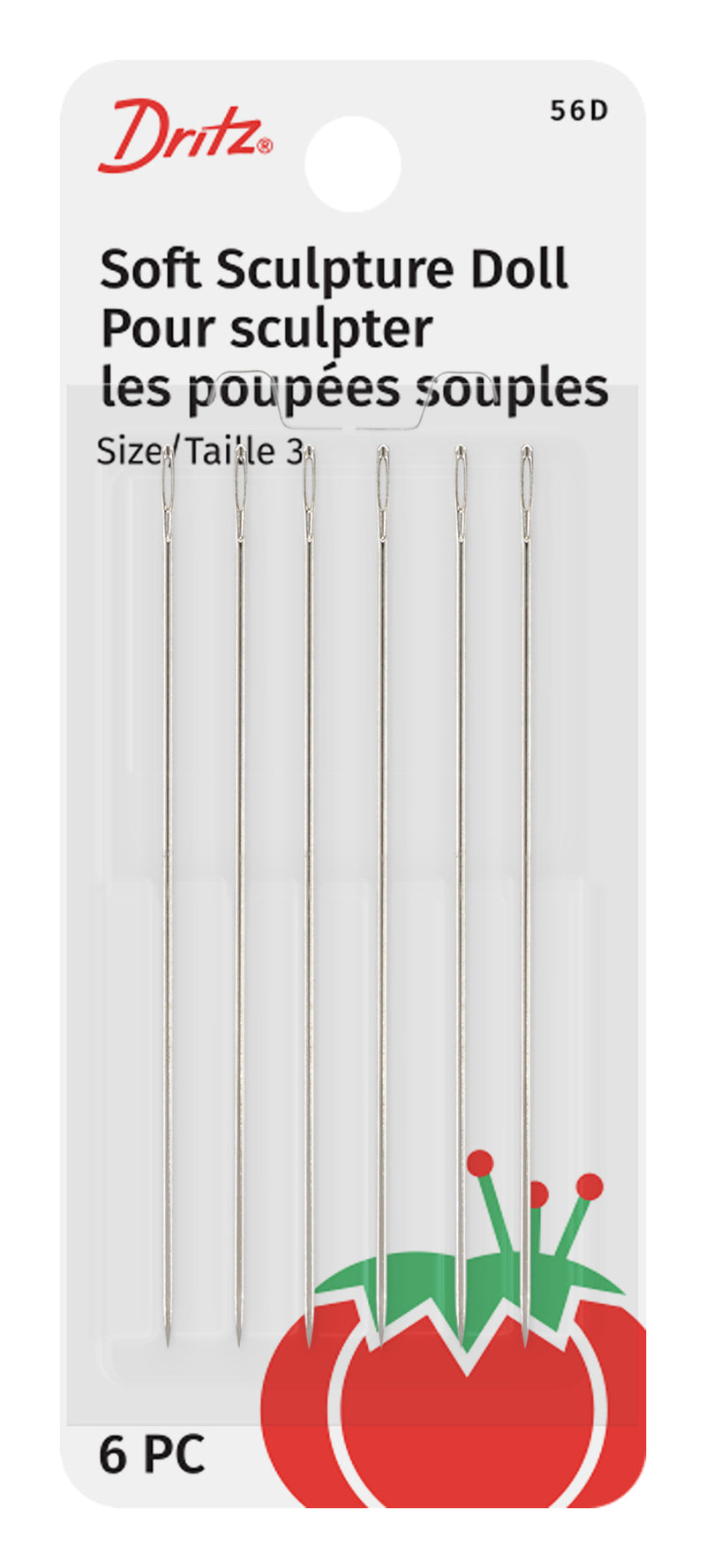 Cargue la imagen en el visor de la galería, 56D|Dritz Doll Hand Needles, Size 3, 6 pc