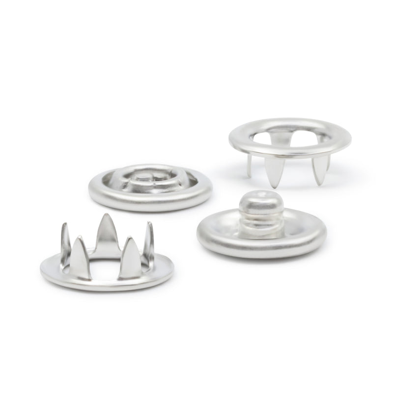 Load image into Gallery viewer, 15-65|Dritz 3/8" Snap Fasteners, 7 Sets, Nickel