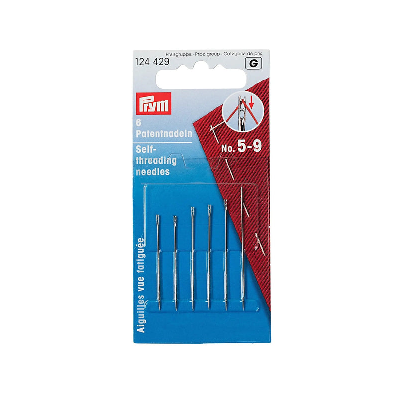 Load image into Gallery viewer, 124429|Prym Self-Threading Hand Needles, No. 5-9, 6 PC