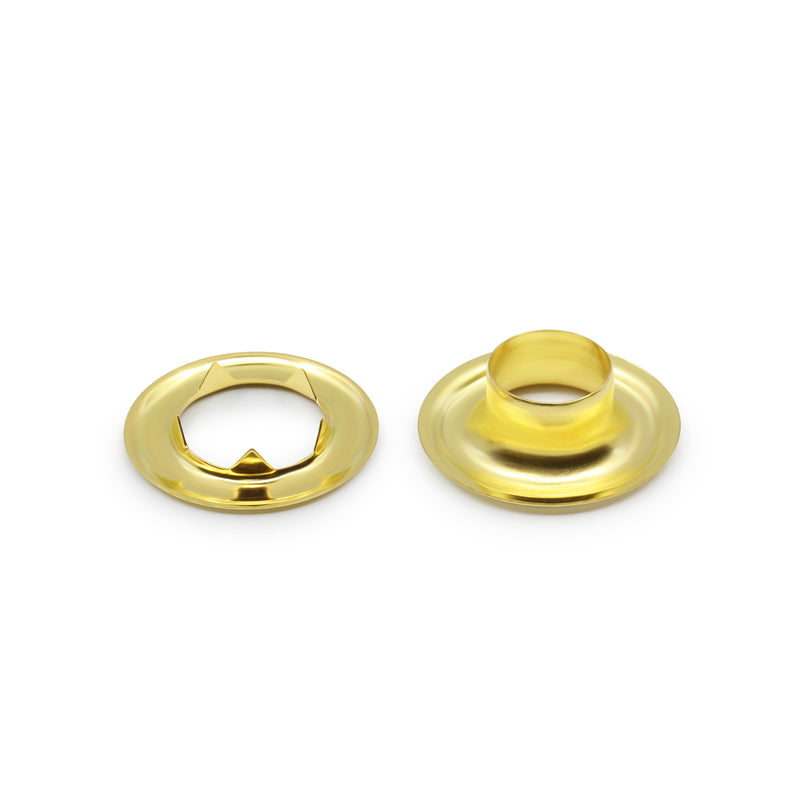Load image into Gallery viewer, 661|Dritz 7/16" Extra-Large Eyelets, 10 Sets, Brass
