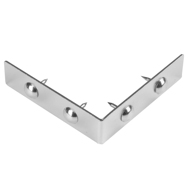 Load image into Gallery viewer, 44790-65|Dritz Smooth Right Angle Corners, Small, Nickel, 4 pc