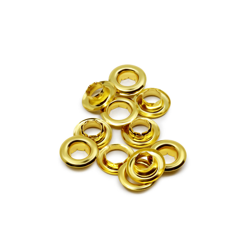 Load image into Gallery viewer, 659-35|Dritz 1/4" Large Eyelets &amp; Tools, 12 Sets, Brass