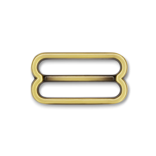 457-38|Dritz 1" Fashion Slide Adjusters, Antique Brass, 2 pc