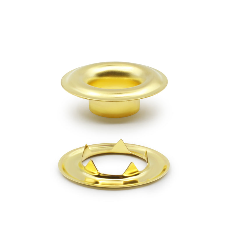 Load image into Gallery viewer, 661|Dritz 7/16" Extra-Large Eyelets, 10 Sets, Brass