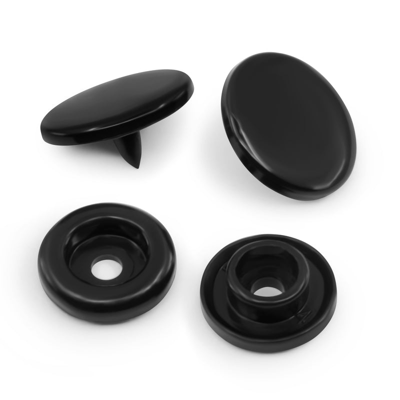 Load image into Gallery viewer, 11179-1|Dritz 1/2" Plastic Snaps, Black, 60 Sets