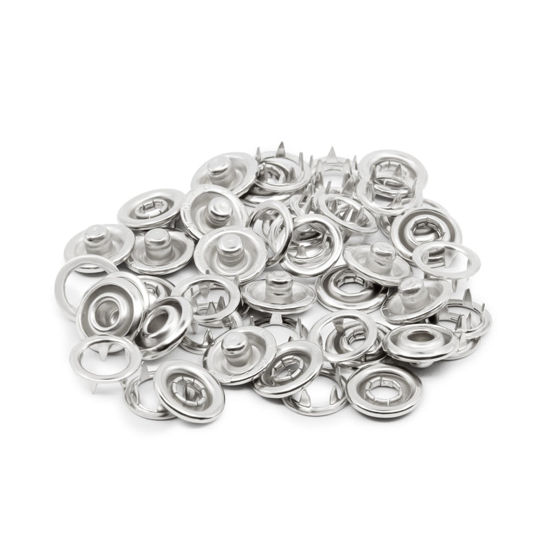 Load image into Gallery viewer, 116-65|Dritz 7/16" Snap Fasteners, 12 Sets, Nickel
