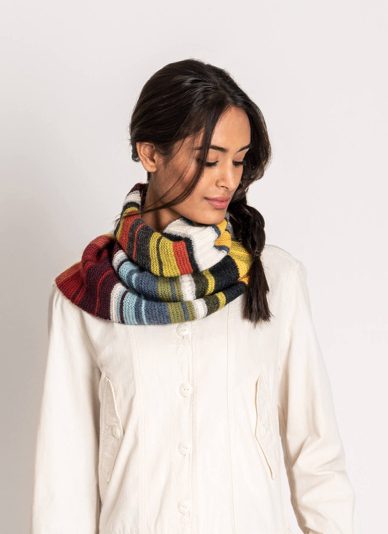 Load image into Gallery viewer, BSF-202127|Blue Sky Fibers 14 Color Woolstock Light Cowl Pattern, Free PDF Pattern