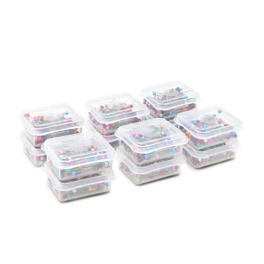 BK157|Dritz 1-1/2" Long Pearlized Pins, Assorted, 1440 pc