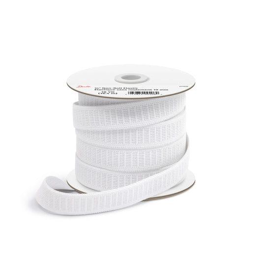 9406W|Dritz 3/4" Non-Roll Elastic, White, 18 yd