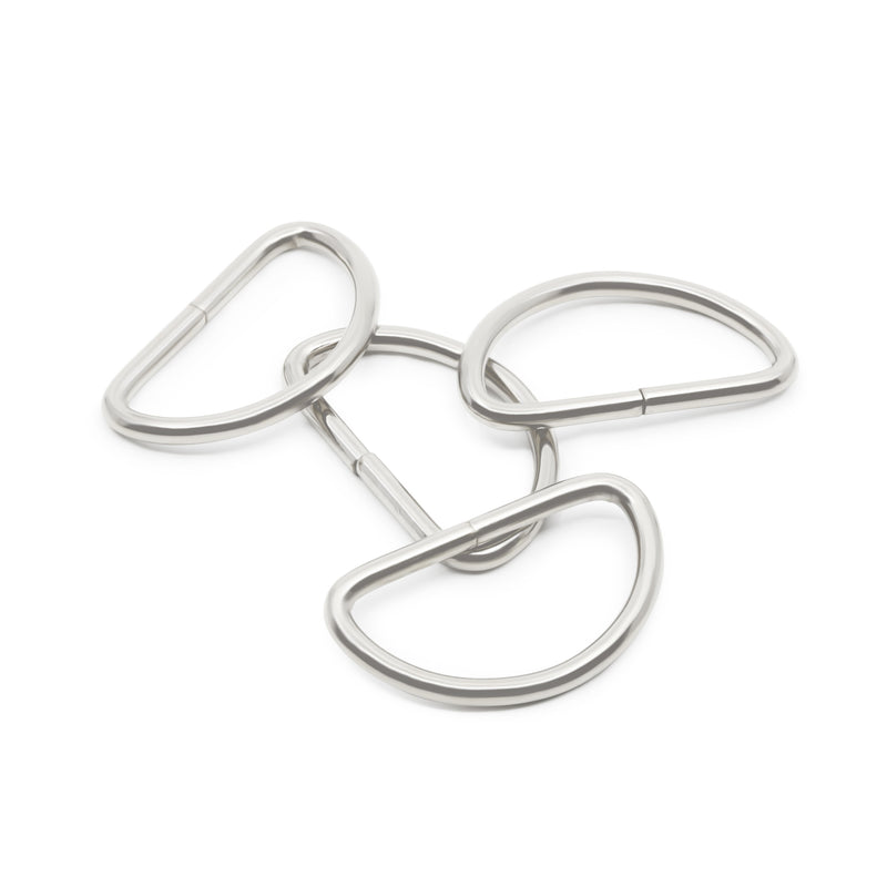 Load image into Gallery viewer, 117-112-65|Dritz 1-1/2" D-Rings, Nickel, 4 pc