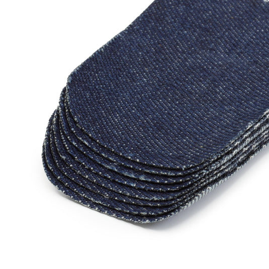 55200-3D|Dritz Denim Iron-On Patches, 2" x 3", 8 pc, Dark Blue