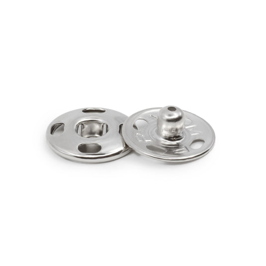 BK106|Dritz Sew-On Snaps, 48 Sets, Size 3, Nickel