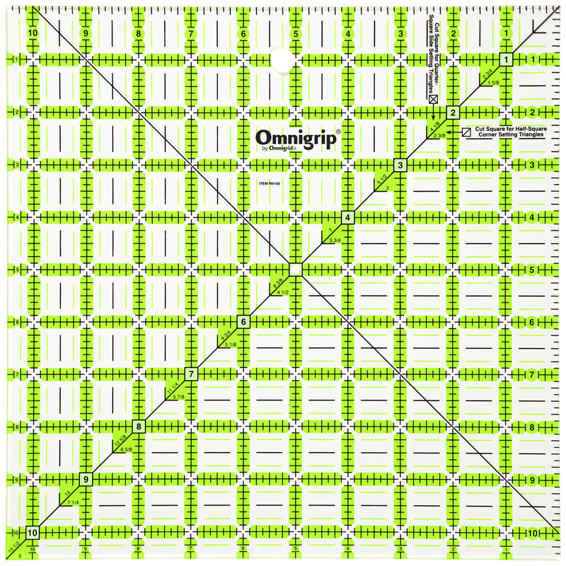 Load image into Gallery viewer, RN65105S|Omnigrid Omnigrip Non-Slip Square Ruler Value Pack (6-1/2", 8-1/2", 10-1/2")