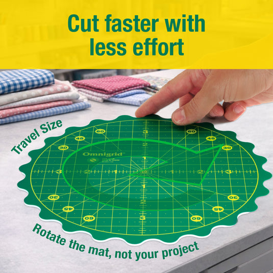 8WGR|Omnigrid 360 ROTATING CUTTING MAT, 8