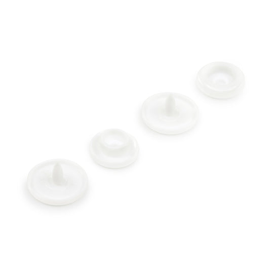 11179|Dritz 1/2" Plastic Snaps, White, 60 Sets