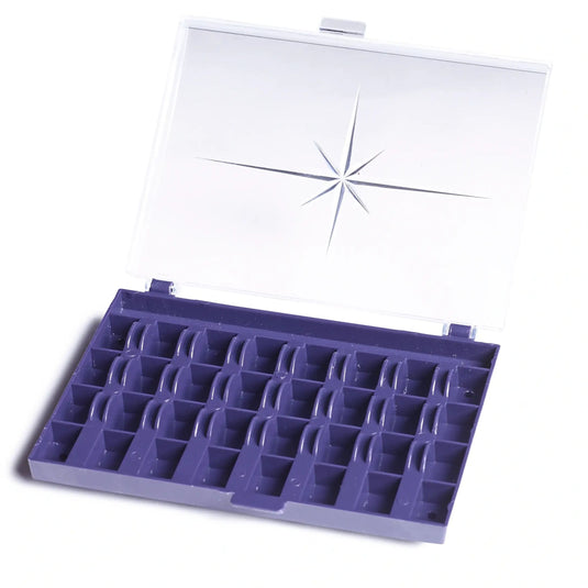 611980| Bobbin Box for 32 Bobbins 3 x 13 x 16 cm