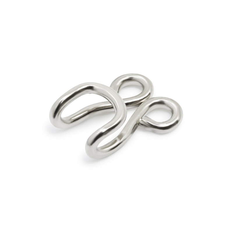 Load image into Gallery viewer, 742700| Size 7 White Brass Hooks