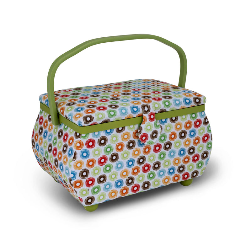 Load image into Gallery viewer, Z10237-211|Dritz Curved Sewing Basket, Large