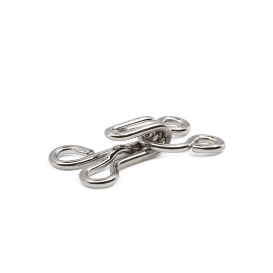 BK103|Dritz Hooks & Eyes, Size 1, 96 Sets, Nickel