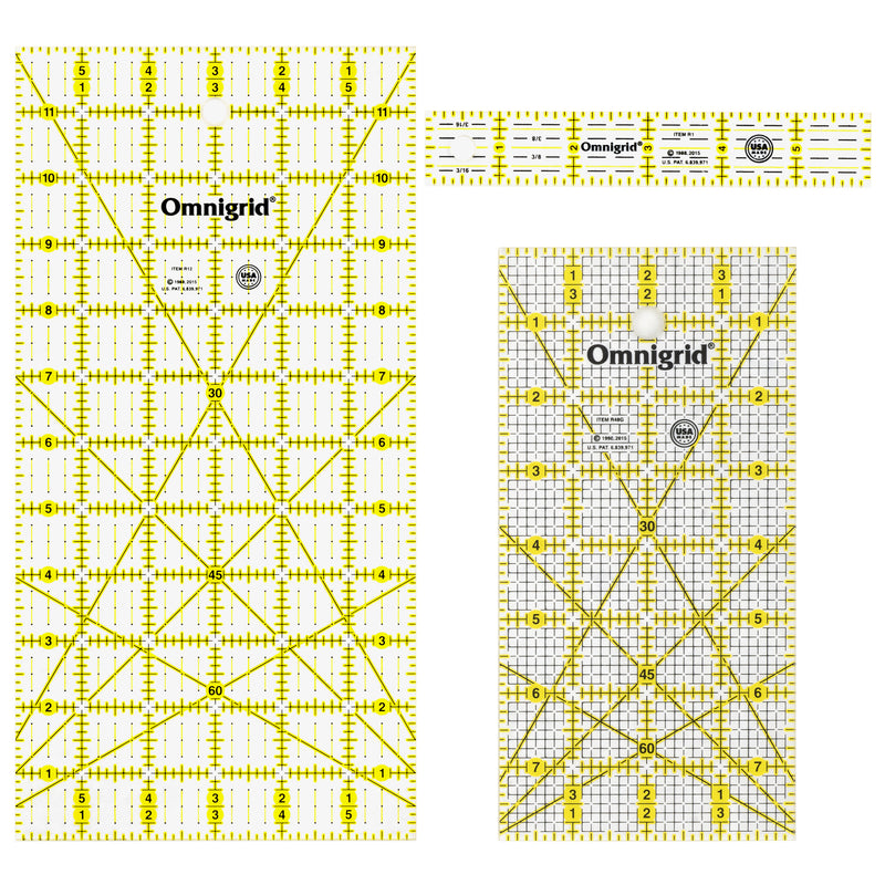 Load image into Gallery viewer, R11248|Omnigrid Ruler Combination Set, 3 PC