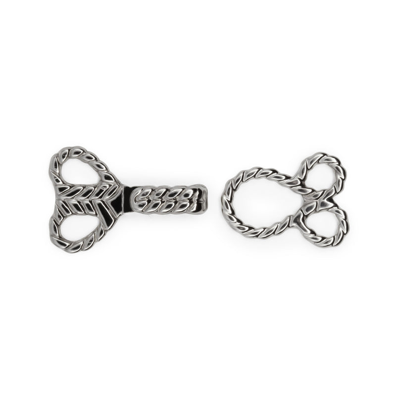 Load image into Gallery viewer, 439-65|Dritz Decorative Hooks &amp; Eyes, 2 Sets, Nickel