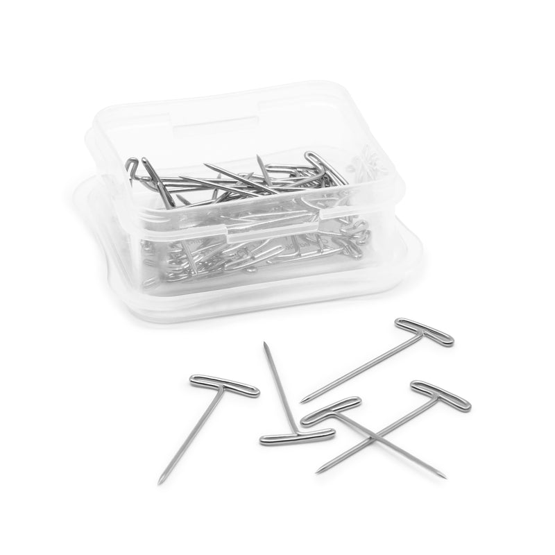 Load image into Gallery viewer, 100|Dritz 1-1/2" T-Pins, Nickel, 35 pc