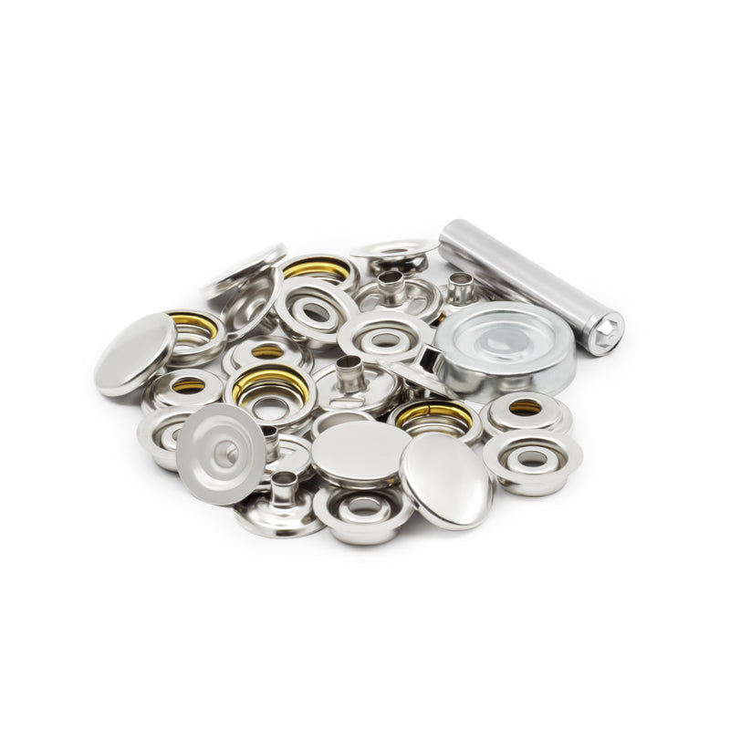 Load image into Gallery viewer, 18-65|Dritz Heavy Duty Snap Fastener Kit, 7 Sets, Nickel