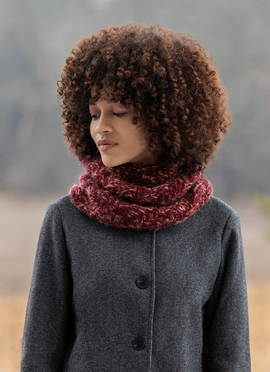 BSF-202446|Blue Sky Fibers Spangle Cowl Pattern, Free PDF Pattern