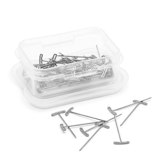 140|Dritz 1" T-Pins, Nickel, 75 pc
