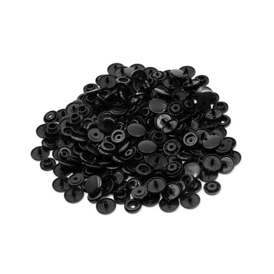 11179-1|Dritz 1/2" Plastic Snaps, Black, 60 Sets